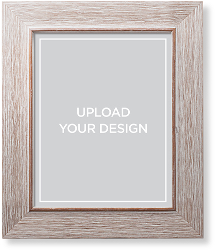 Upload Your Own Design Portrait Art Print, -Rustic-Multicolor-Signature Card Stock-8x10