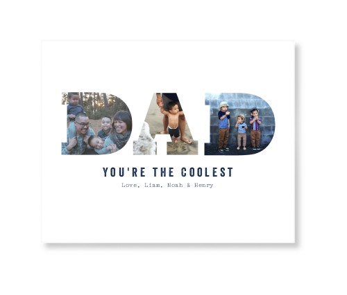 Dad Art Print, No Frame, Signature Card Stock, 8x10white