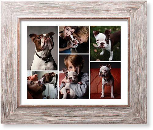 Gallery of Six Art Print, -Rustic-Multicolor-Signature Card Stock-8x10