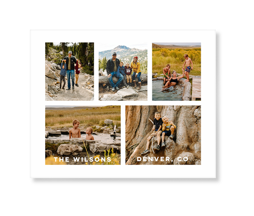 Gallery of Five Art Print, -No Frame-Multicolor-Signature Card Stock-8x10