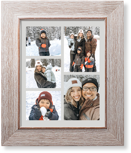 Gallery of Five Portrait Art Print, Rustic, Signature Card Stock, 8x10multi