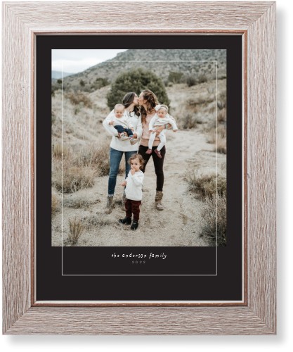 Perfectly Captured Art Print, Rustic, Signature Card Stock, 11x14, Gray
