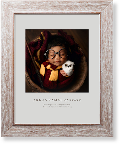 Gallery of One Square Art Print, Rustic, Signature Card Stock, 11x14, Multicolor, multi