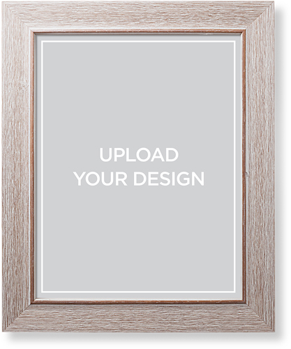 Upload Your Own Design Portrait Art Print, Rustic, Signature Card Stock, 11x14, Multicolor