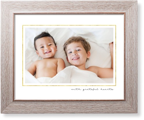 Simply Elegant Frame Art Print, Rustic, Signature Card Stock, 11x14, White
