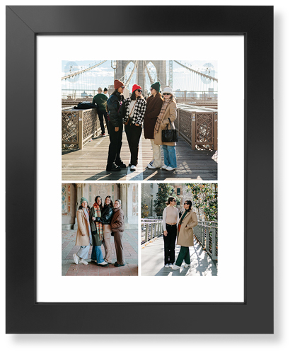 Gallery of Three Portrait Art Print, Black, Signature Card Stock, 11x14, Multicolor