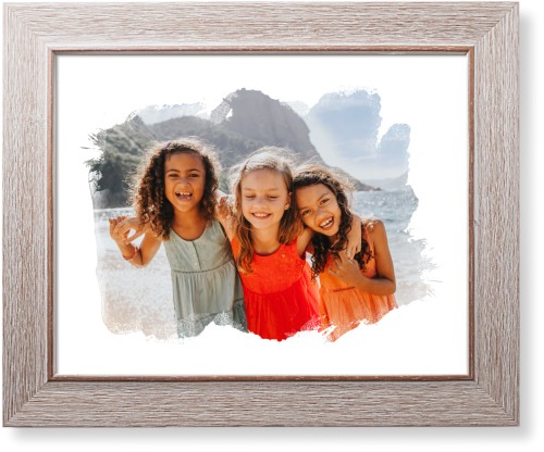 Brushed Moments Landscape Art Print, -Rustic-White-Signature Card Stock-11x14