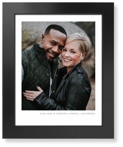 Modern Gallery Portrait Art Print, Black, Signature Card Stock, 11x14multi