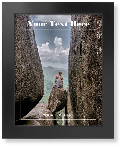 Explore More Art Print, -Black-White-Signature Card Stock-11x14