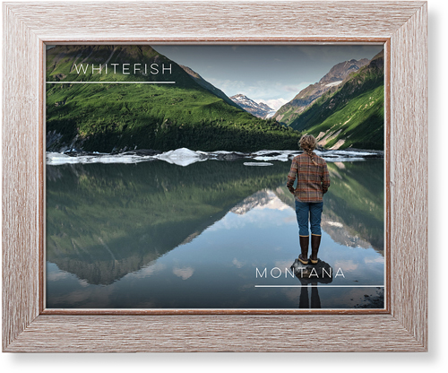Captured Adventures Art Print, Rustic, White, Signature Card Stock, 11x14