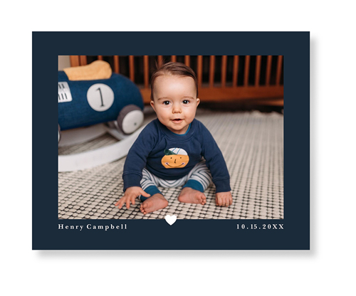 My Heart Landscape Art Print, No Frame, Signature Card Stock, 11x14silhouette