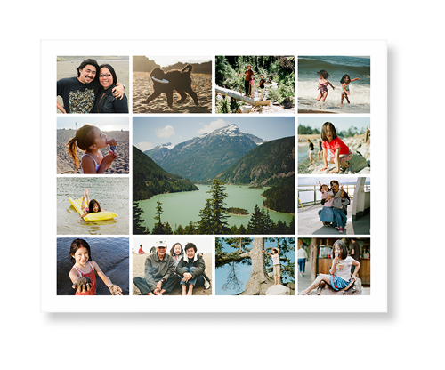 Hero Gallery of Thirteen Landscape Art Print, No Frame, Signature Card Stock, 11x14multi