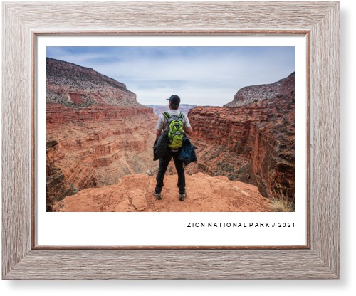 Modern Gallery Art Print, -Rustic-White-Signature Card Stock-11x14