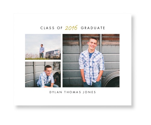 Contemporary Grad Art Print, -No Frame-White-Signature Card Stock-11x14