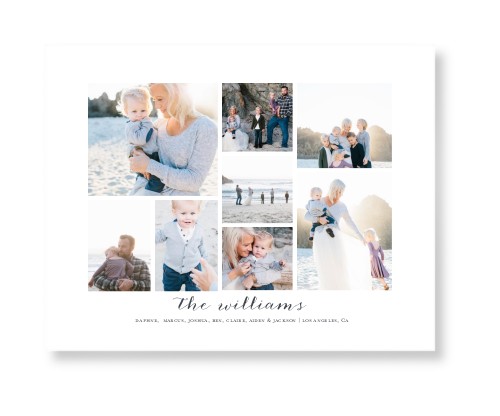 Clean Gallery Collage of Eight Art Print, -No Frame-Multicolor-Signature Card Stock-11x14