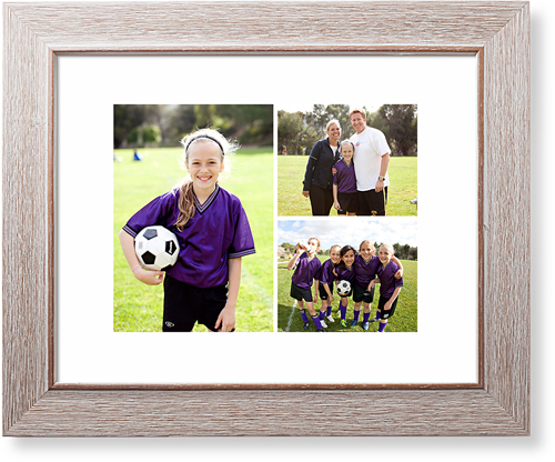 Gallery of Three Art Print, Rustic, Multicolor, Signature Card Stock, 11x14