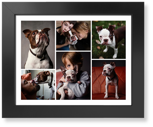 Gallery of Six Art Print, -Black-Multicolor-Signature Card Stock-11x14