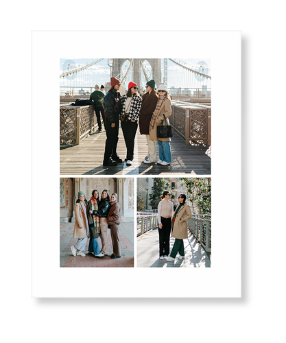 Gallery of Three Portrait Art Print, No Frame, Signature Card Stock, 11x14multi