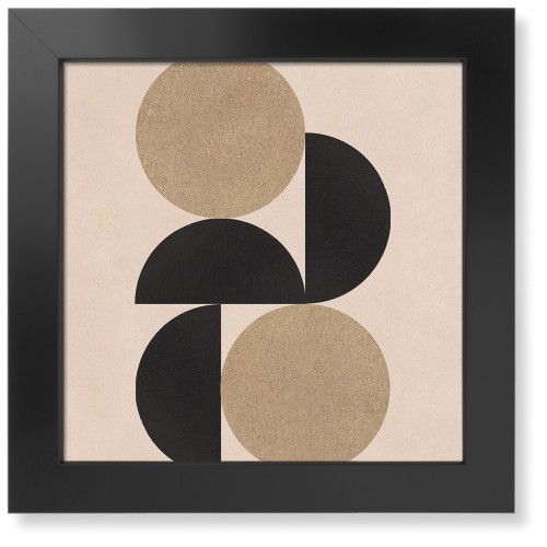 Geometric Print Art Print, Black, Signature Card Stock, 12x12, Multicolor