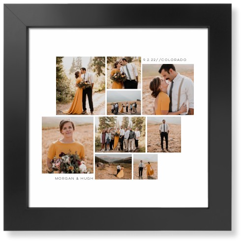 Gallery of Nine Art Print, Black, Signature Card Stock, 12x12, Multicolor