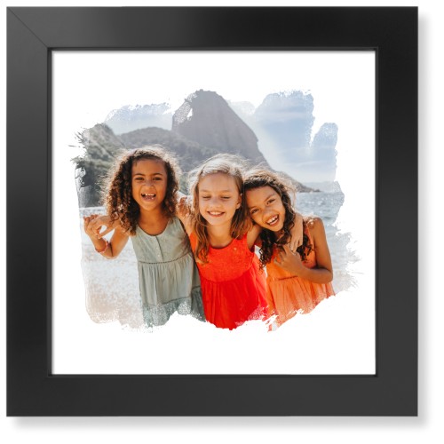 Brushed Moments Landscape Art Print, -Black-White-Signature Card Stock-12x12