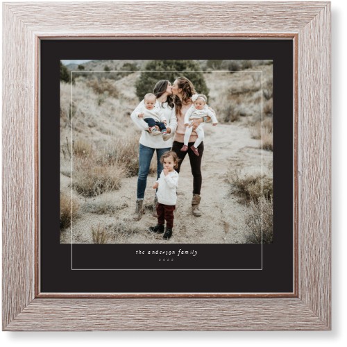 Perfectly Captured Art Print, Rustic, Signature Card Stock, 12x12charcoal