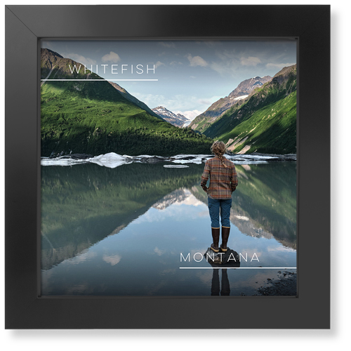 Captured Adventures Art Print, Black, Signature Card Stock, 12x12white