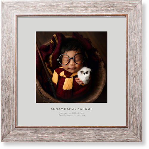 Gallery of One Square Art Print, Rustic, Signature Card Stock, 12x12multi