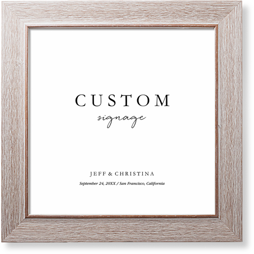 Custom Wedding Signage Art Print