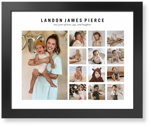 Gallery of Thirteen Memories Art Print, Black, Signature Card Stock, 16x20, Multicolor, multi