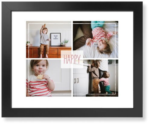 Simple Border Sentiment Art Print, Black, Signature Card Stock, 16x20, White