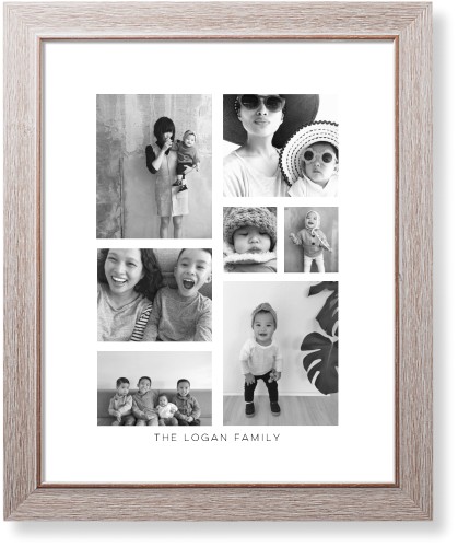 Vertical Gallery Collage of Seven Art Print, Rustic, Signature Card Stock, 16x20, Multicolor, multi