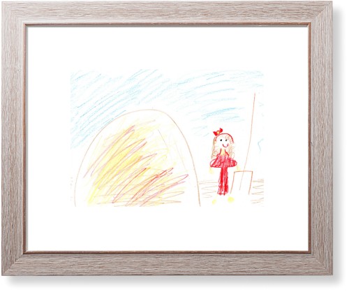 Create Your Own Kids Art Art Print, Rustic, Signature Card Stock, 16x20, Multicolor
