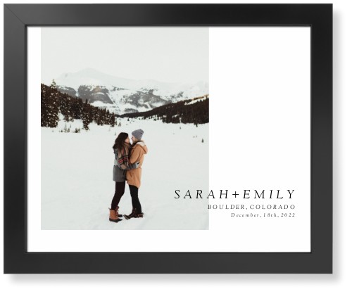 Offset Gallery of One Art Print, -Black-Multicolor-Signature Card Stock-16x20