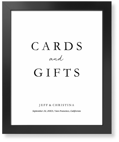 Cards and Gifts Signage Art Print