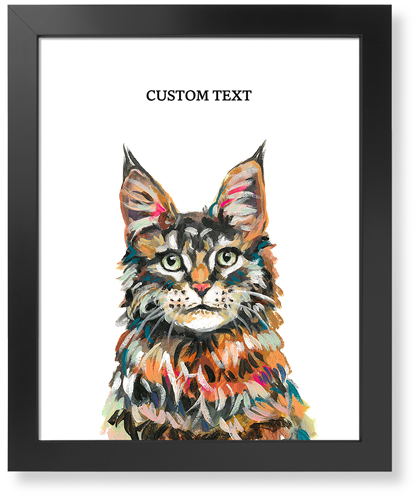 Maine Coon Custom Text Art Print