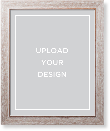 Upload Your Own Design Portrait Art Print, -Rustic-Multicolor-Signature Card Stock-16x20
