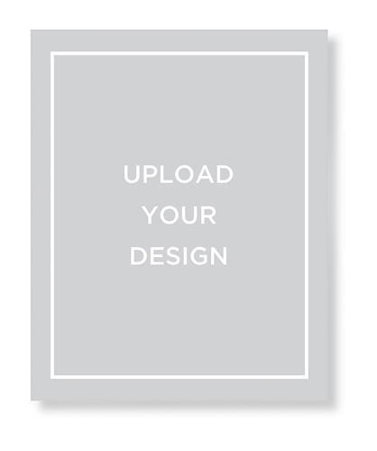Upload Your Own Design Portrait Art Print, -No Frame-Multicolor-Signature Card Stock-16x20