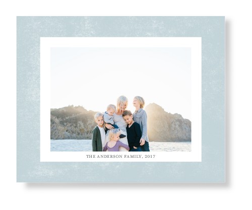 Bold Frame Landscape Art Print, -No Frame-Blue-Signature Card Stock-16x20