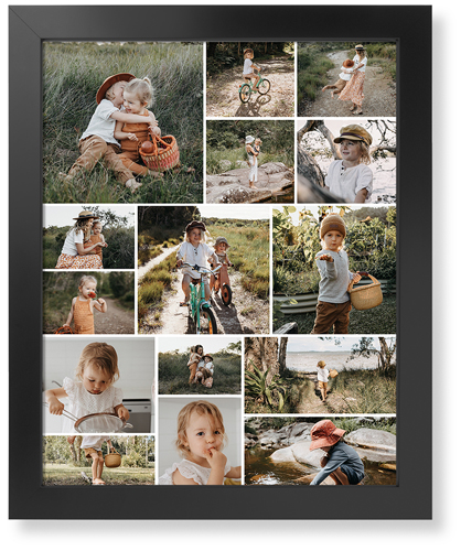 Gallery of Fifteen Art Print, -Black-Multicolor-Signature Card Stock-16x20