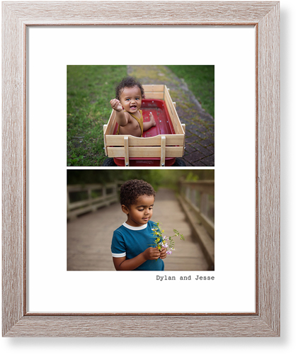 Gallery Of Two Portrait Art Print, Rustic, Signature Card Stock, 16x20multi