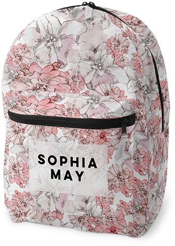 kids floral backpack