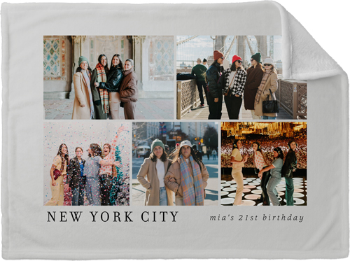 Landscape Gallery Of Five Fleece Photo Blanket, Plush Fleece, 30x40, Multicolor, multi