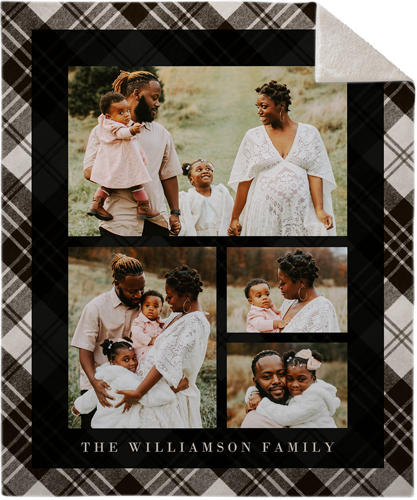 Plaid Sherpa Blankets