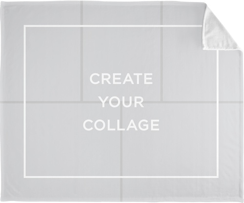 Create a Collage Landscape Fleece Photo Blanket, Plush Fleece, 50x60, Multicolor, multi