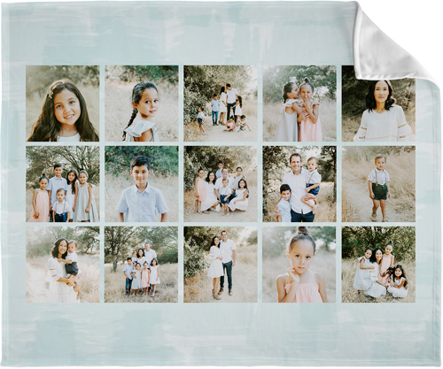 Gallery of Fifteen Fleece Photo Blanket, Fleece, 50x60, Multicolor, multi