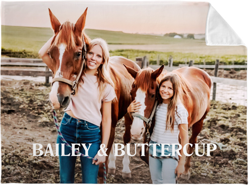 Bold Gallery Fleece Photo Blanket, Plush Fleece, 60x80, Multicolor, multi