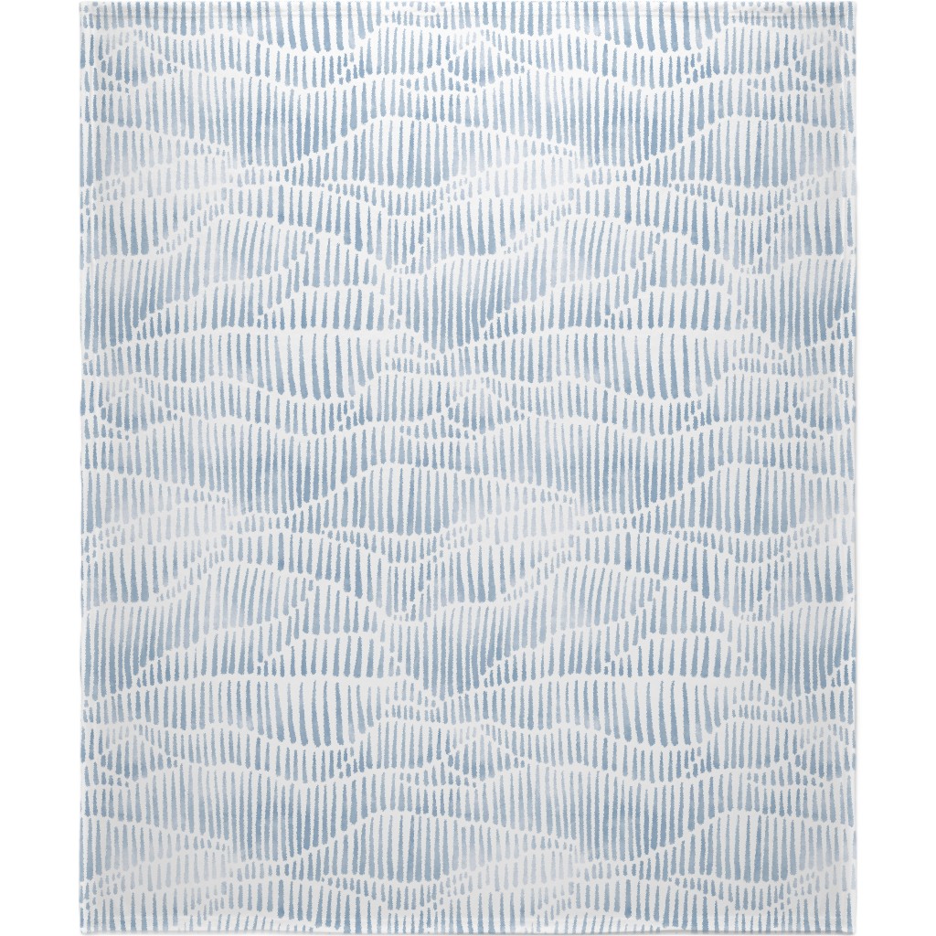 Appalachia - Blue Blanket, Fleece, 50x60, Blue