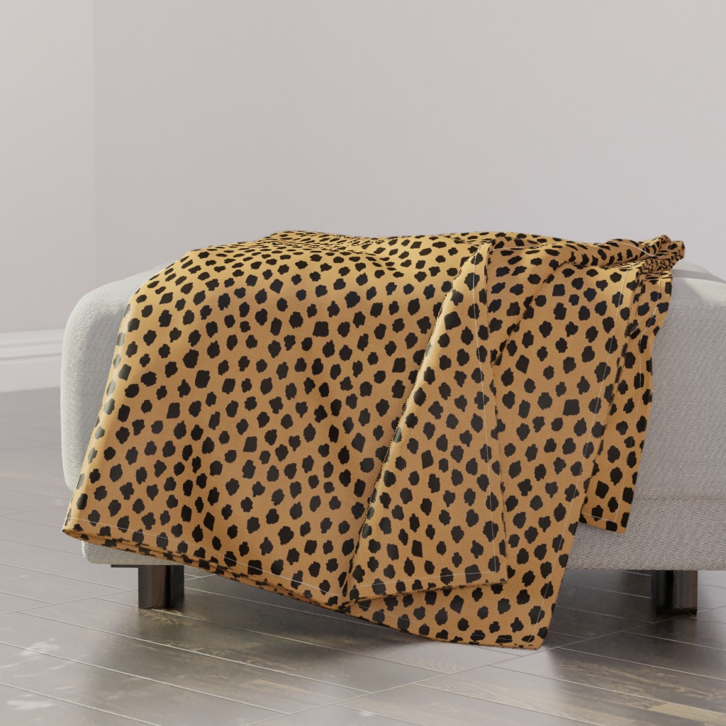 Cheetah Spots Brown Blanket Shutterfly