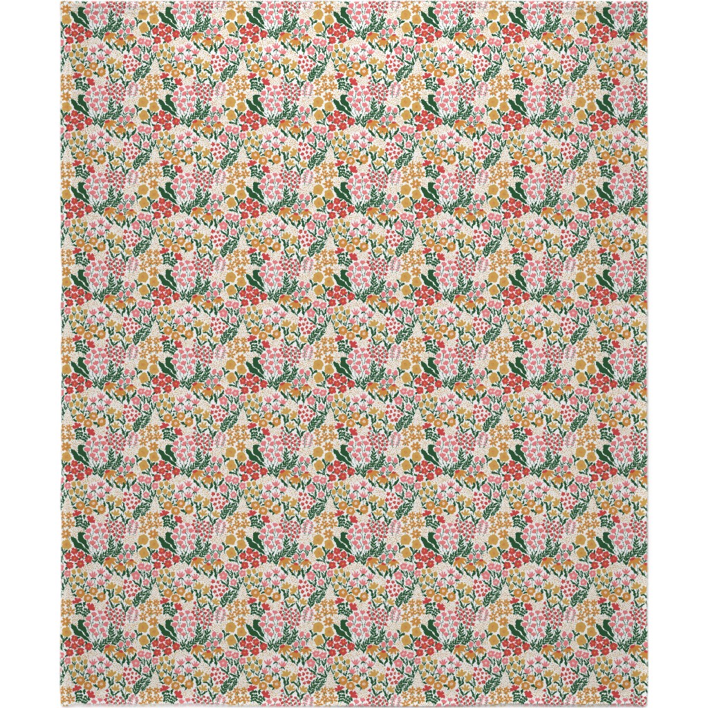 Wild Meadow - Light Blanket, Fleece, 50x60, Multicolor